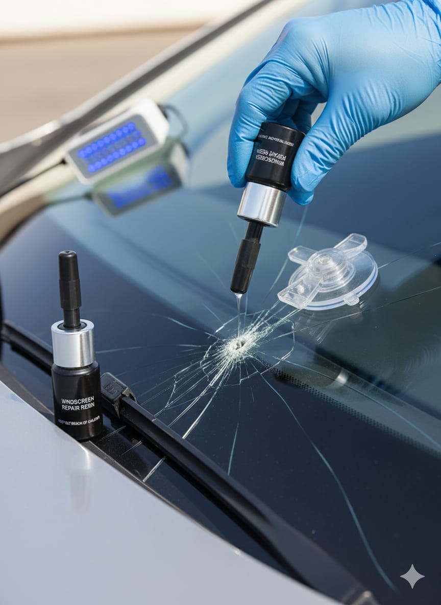 Premium Windshield &amp; Glass Repair Liquid – Crack Clear Resin