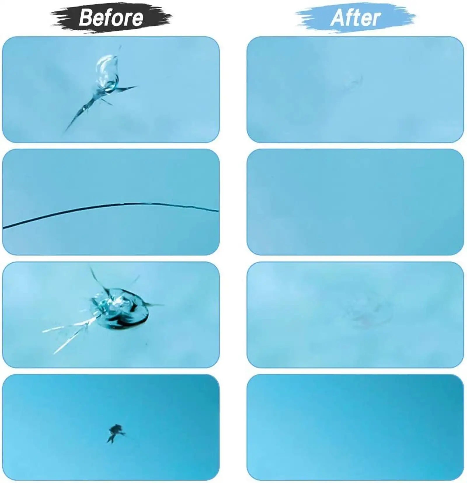 Premium Windshield &amp; Glass Repair Liquid – Crack Clear Resin